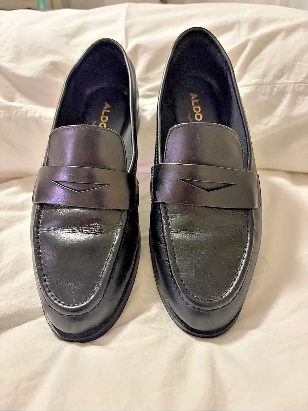 ALDO Valera Penny Loafer Black Penny Loafers Like New